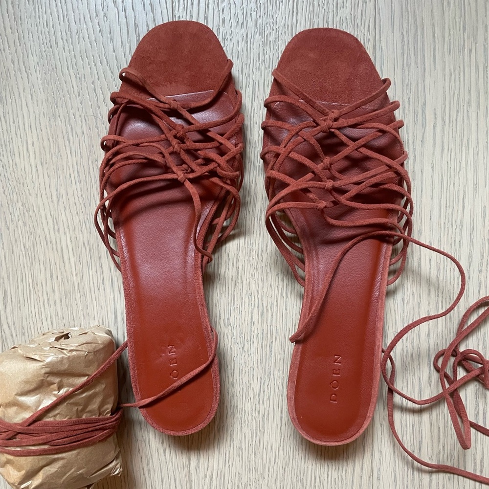 Doen Rust Strappy Sandals